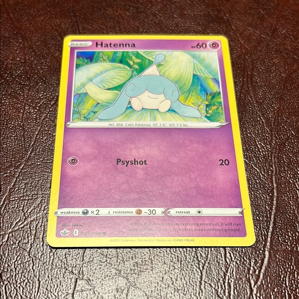 Hatenna Pokémon Card